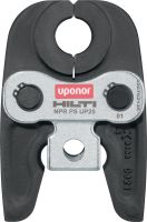 Mandíbula de prensagem de tubos NPR PS UP Mandíbulas de prensagem para sistemas de tubagens S-Press® / S-Press Plus® até 50 mm. Compatíveis com as prensadoras de tubos Hilti NPR 32