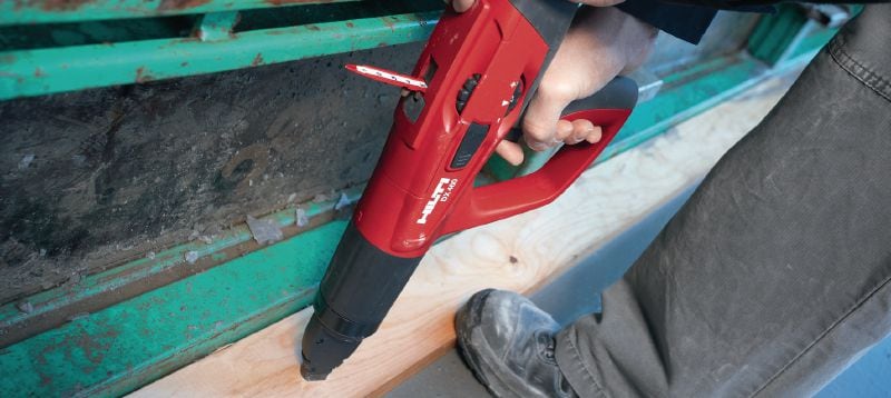 Pregos para madeira X-C P8 Prego individual padrão para usar com ferramentas de fixação a pólvora na pregagem de madeira a betão Aplicações 1