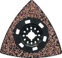Esponja de lixa para ferramenta multifunções Peça em esponja de lixa para a ferramenta oscilante multifunções, para lixar madeira e tinta ou argamassa e reboco