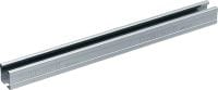 Calha de instalação MQ-41-L Calha de instalação galvanizada MQ com 41 mm de altura para aplicações de cargas médias