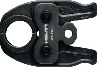 Mandíbula de prensagem de tubos NPR PM U Mandíbulas de prensagem para sistemas de tubagens de perfil U até 40 mm. Compatíveis com a prensadora de tubos Hilti NPR 19-A.