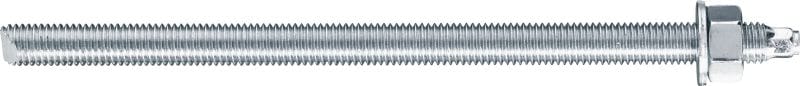 Varão roscado HAS-U 5.8 Varão roscado para utilização com injeção e ampolas químicas de fixação (5,8 CS)