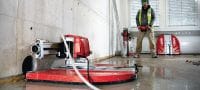 Disco para serra de corte SPX LCS Equidist - Silencioso (60H: para Hilti e Husqvarna®) Disco de serra de corte de parede ultimate (5-10 kW) para cortar a grande velocidade, uma vida útil mais longa e reduzir o ruído (eixo de 60H serve nas serras de corte de parede Hilti e Husqvarna®) Aplicações 2