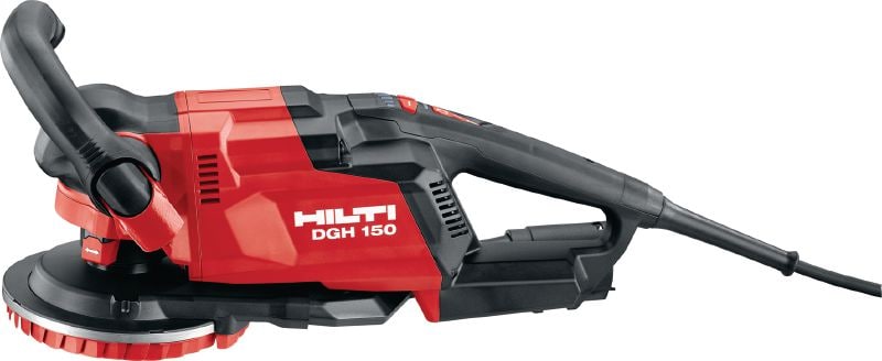 Rebarbadora para betão DGH 150 Rebarbadora de betão para rebarbar pesados, desbastar betão e remoção de tinta e revestimentos