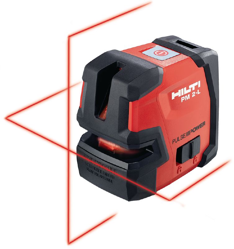 Laser de linhas para nivelar PM 2-L Laser de linhas com 2 linhas para nivelar, alinhar e esquadrias com feixe vermelho