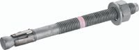 Ancoragem de expansão HST2-F V3 Ancoragem de expansão de elevado desempenho (M8-M16) para cargas estáticas e sísmicas em betão fissurado (galvanizada a quente)