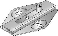 Conector deslizante MSG 1,0 Slide galvanizado premium para aplicações ligeiras de aquecimento e refrigeração