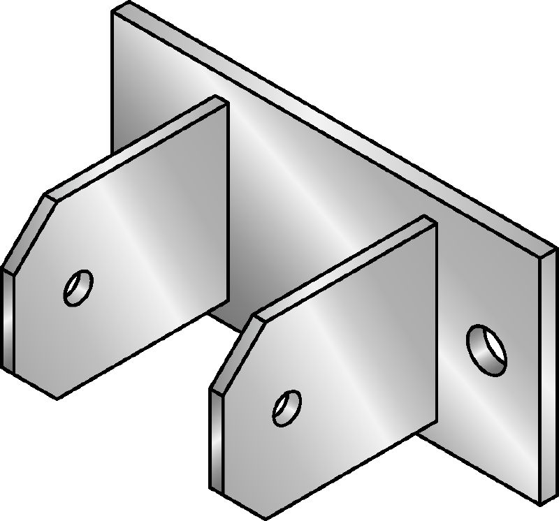 MIC-CU-MAH Ligador galvanizado a quente (HDG) para fixar vigas diretamente ao betão em ângulos entre 0° e 180°