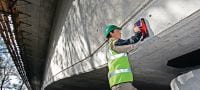 Sonda de betão PS 1000 X-Scan Leitor eficiente do betão para análise estrutural e para localização de objetos embutidos em múltiplas camadas Aplicações 4