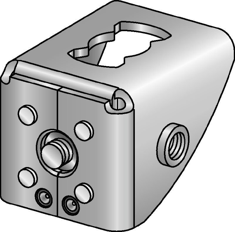 Ligadores MQ3D-F Elementos galvanizados a quente (HDG) para montar estruturas 3D em obra