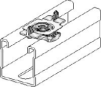 Porca de asas MQM-R Porca de asas em aço inoxidável para unir componentes do sistema de suporte modular