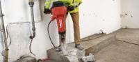 Ponteiros TE-H SM Ponteiros para picar/partir betão e alvenaria utilizando as ferramentas TE 3000 de terceira geração ou as H28 de demolição com grampo Aplicações 1