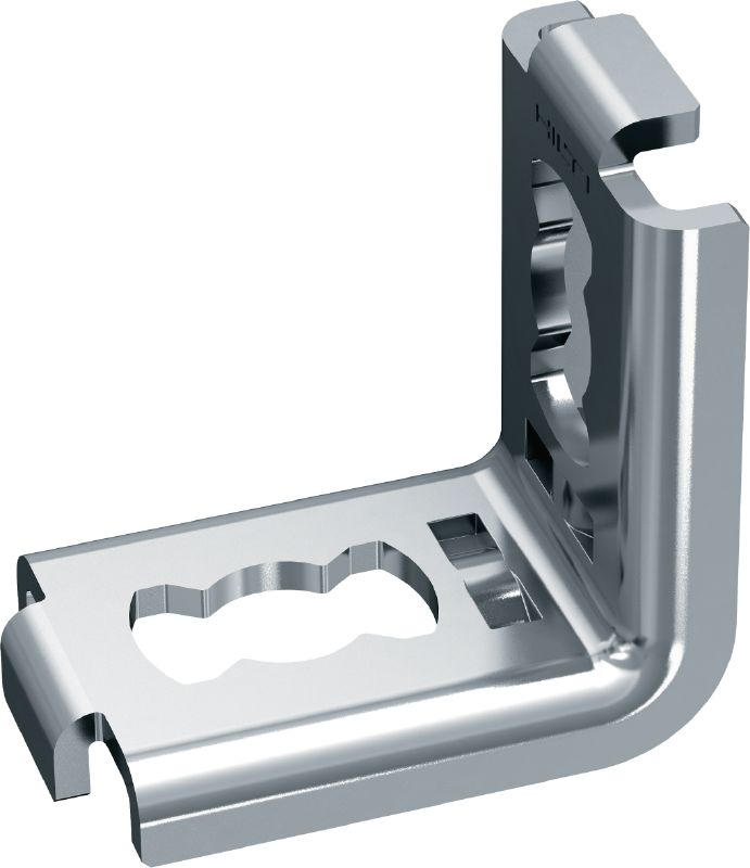 MQW-H2 Ângulo de 90 graus galvanizado para unir várias calhas de instalação MQ com elevada capacidade de carga horizontal