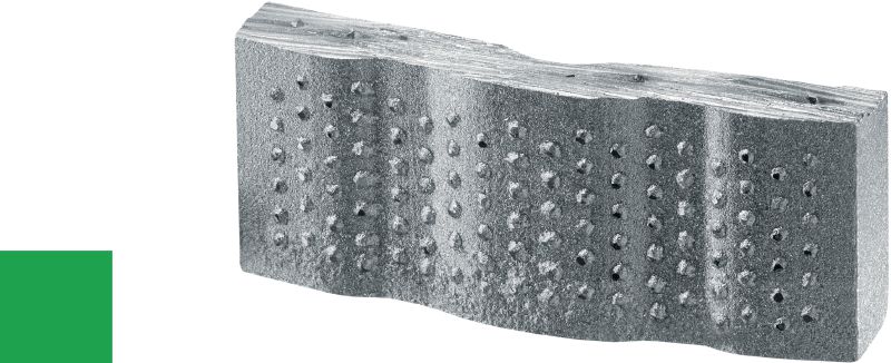 Segmento diamantado SPX/SP-H para betão abrasivo Segmentos diamantados ultimate para perfuração com ferramentas de elevada potência (>2,5 kW) em betão muito abrasivo